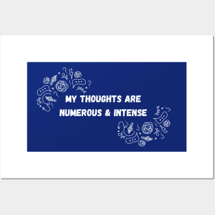 My Thoughts Posters and Art